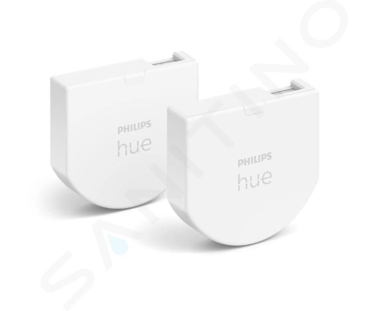 Philips Hue Príslušenstvo - Modul nástenného vypínača, 2 ks, biela 929003017102