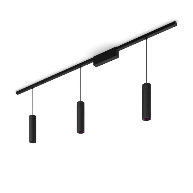Levně Philips Hue Perifo - Chytré závěsné LED svítidlo, 3 závěsy, černá 929003117101