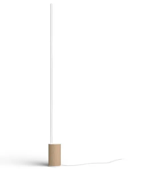 Levně Philips Hue Gradient Signe - Chytré stojací LED svítidlo, bílá/dub 929003479701