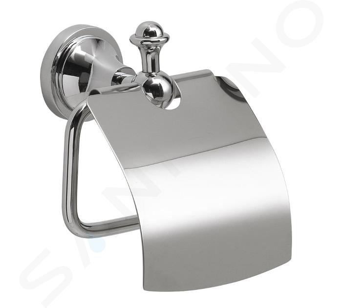 Sapho Gedi Nevis - Toilettenpapierhalter mit Deckel, Chrom NV2513