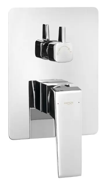 Aqualine Ritmo - Inbouwkraan voor 2 functies met inbouwdeel, chroom RT042