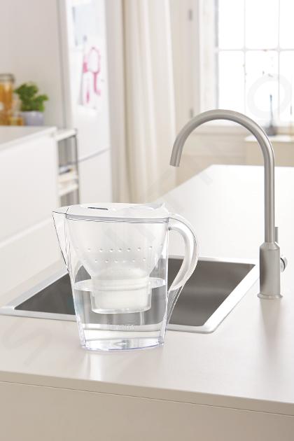 Brita Konvice - Filtrační konvice Marella Cool Memo, objem 2,4 l, filtr MX  PRO, bílá 1052789