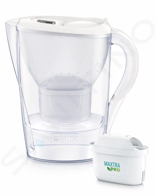 Brita Konvice - Filtrační konvice Marella Cool Memo, objem 2,4 l, 3x filtr Maxtra Pro, bílá 1052791