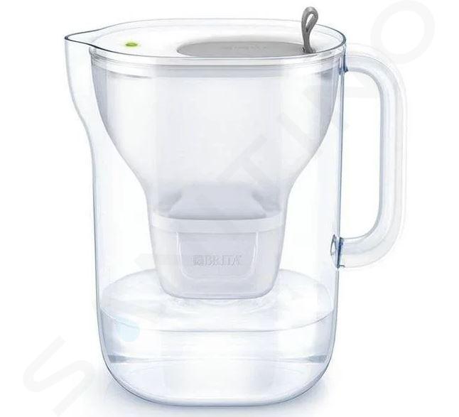 Brita Wasserfilterkanne - Filterkanne Style XL LED, Volumen 3,6 l, Maxtra Pro Filter, grau 1052803