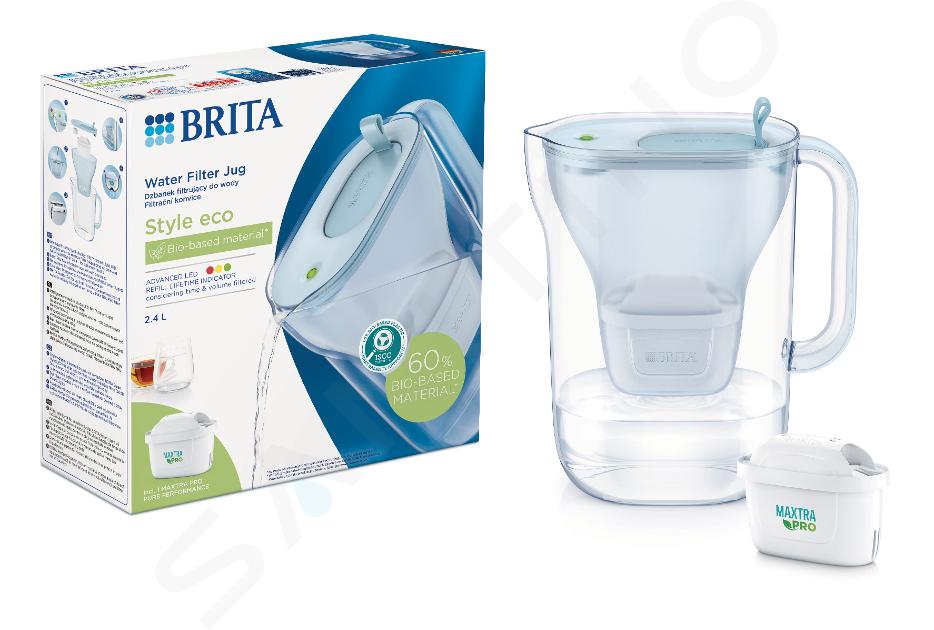 Jarra con 3 Filtros BRITA Style de color Azul de 2,4 l