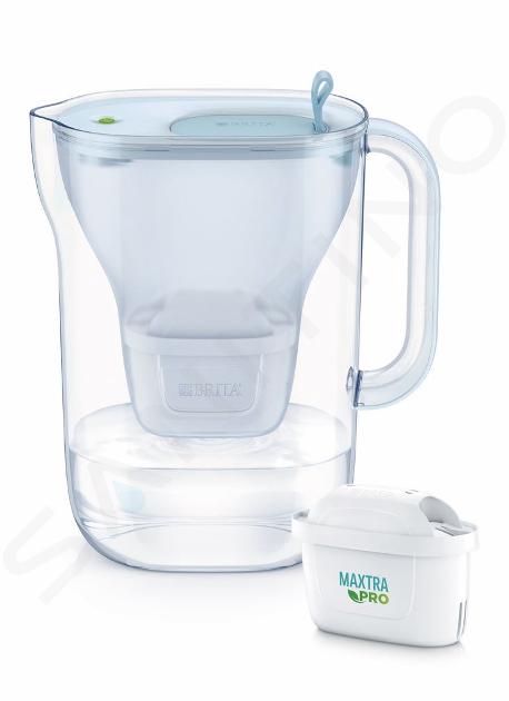 Brita Caraffe - Caraffa filtrante Style Eco, volume 2,4 l, filtro MX PRO,  blu 1052807