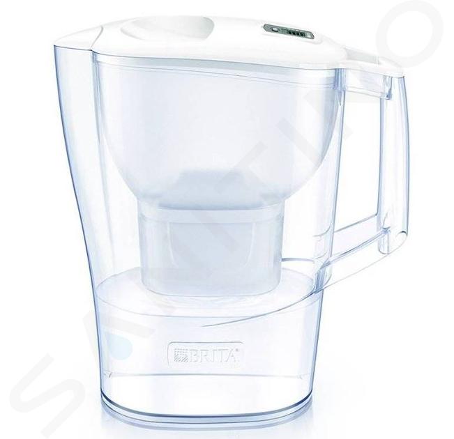 Brita Czajnik - Dzbanek z filtrem Aluna Cool Memo, pojemność 2,4 l, 3x filtr MX PRO, biały 1053054