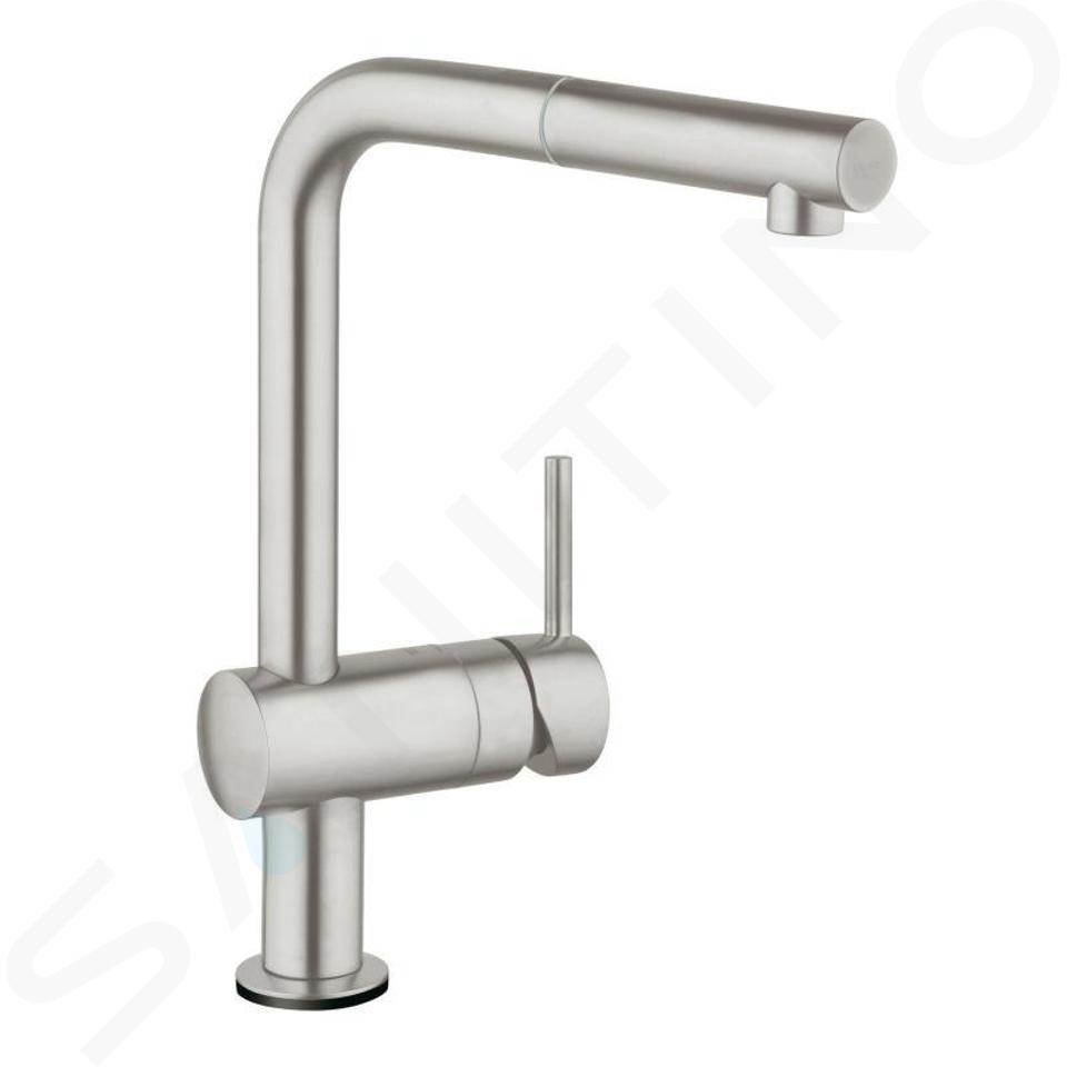 Grohe MintaTouch - Baterie electronică de chiuvetă, monocomandă, supersteel 31360DC1