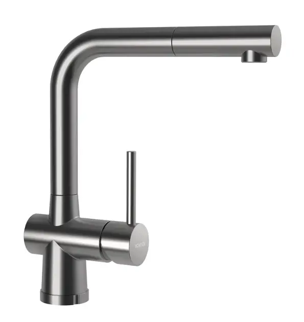 SCHOCK Laitos - Drezová batéria s výsuvnou koncovkou, sklopná pod okno, nerezová 517125EDM