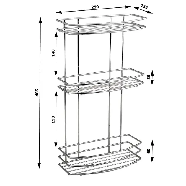 SoBuy BZR72-II-W Meuble sous-Lavabo, Meuble sous-Vasque à 2 étages réglable et 2 Portes en