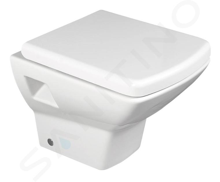 Aqualine Keramika - Závesné WC, biela 10SZ02002
