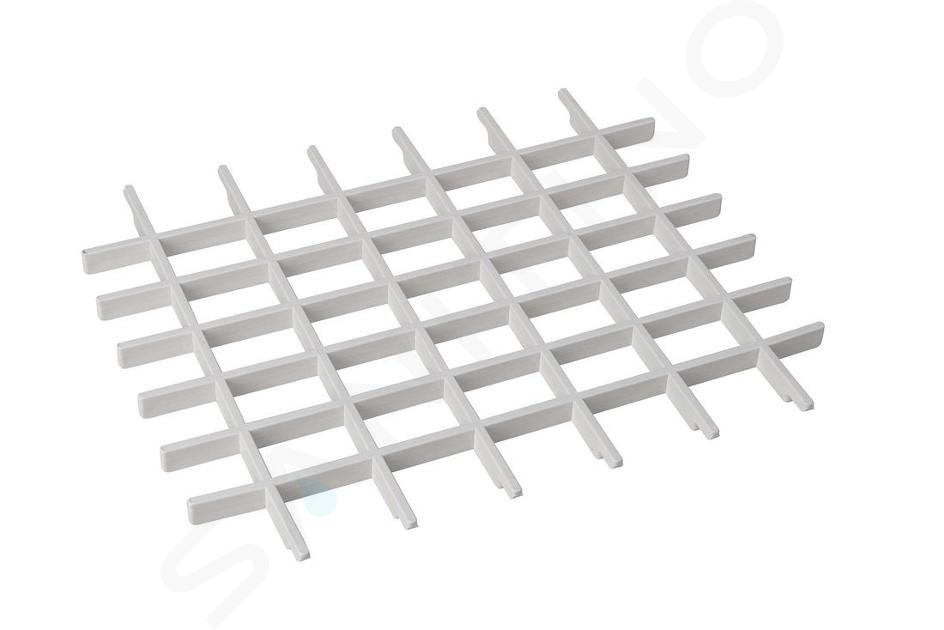 Aqualine Accesorios - Rejilla universal para vertederos suspendidos, plástico, blanco PI5020