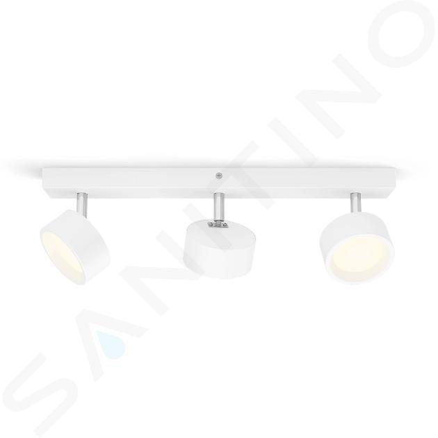 Philips Eclairage - Luminaire à trois points, 2700 K, 16,5 W, blanc 929003298801