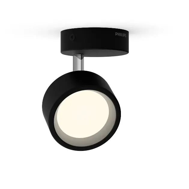 Philips Osvětlení - Bodové svítidlo, 2700 K, 5,5 W, černá 929003299001
