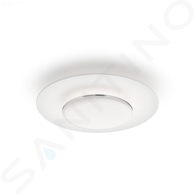 Philips Illuminazione - Plafoniera LED a soffitto, diametro 40 cm, 4000 K, 30 W, dimmerabile, bianco/cromo 929003315901