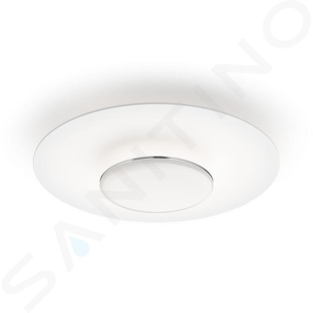 Philips Verlichting - LED plafondlamp, diameter 50 cm, 4000 K, 40 W, dimbaar, wit/chroom 929003316301