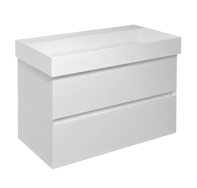 Sapho Filena - Ormarić za umivaonik 82 x 52 x 43 cm, 2 ladice, mat bijela FID1285W