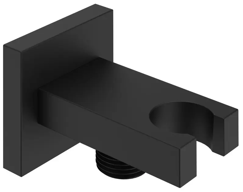 Sapho - Zidni klin s držačem, mat crna AQ591B