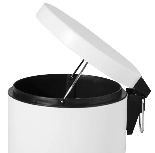 Aqualine Simple Line - Mistkübel, 3 l, rund, weiß 28103 | Sanitino.de 