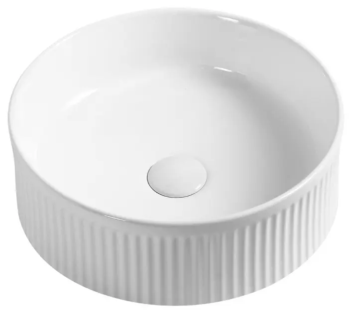 Sapho Picobello - Umivaonik na pultu, promjer 37 cm, bijeli AR484