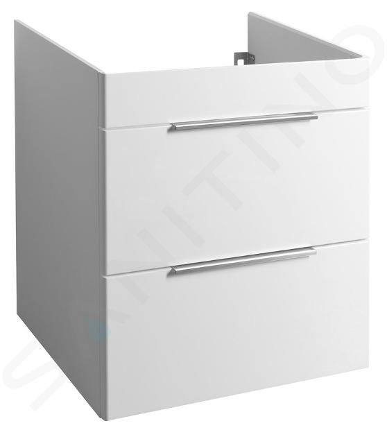 Bruckner Neron - Mobile lavabo 576x64x45 cm, 2 cassetti, bianco 500.117.0