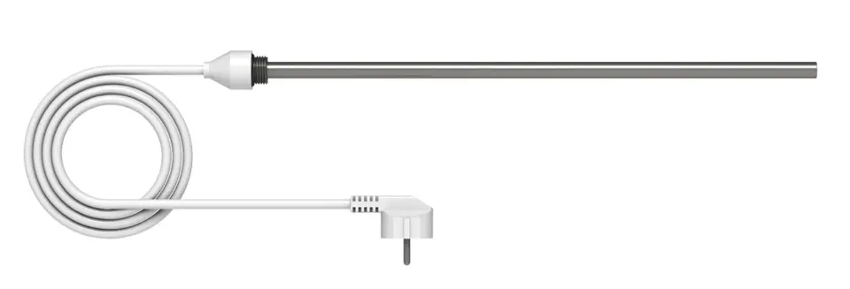 Zehnder - Elektromos fűtőrúd termosztát nélkül, 900 W, króm 858178