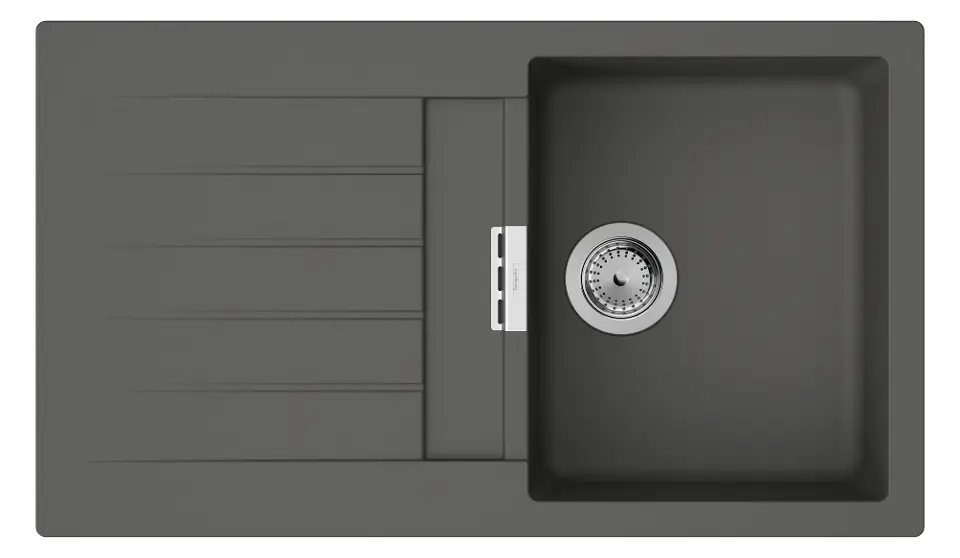Levně Hansgrohe S52 - Granitový dřez S520-F345, kamenná šedá 43356290