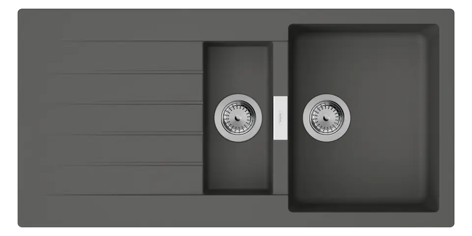 Levně Hansgrohe S52 - Granitový dřez S520-F530, kamenná šedá 43357290