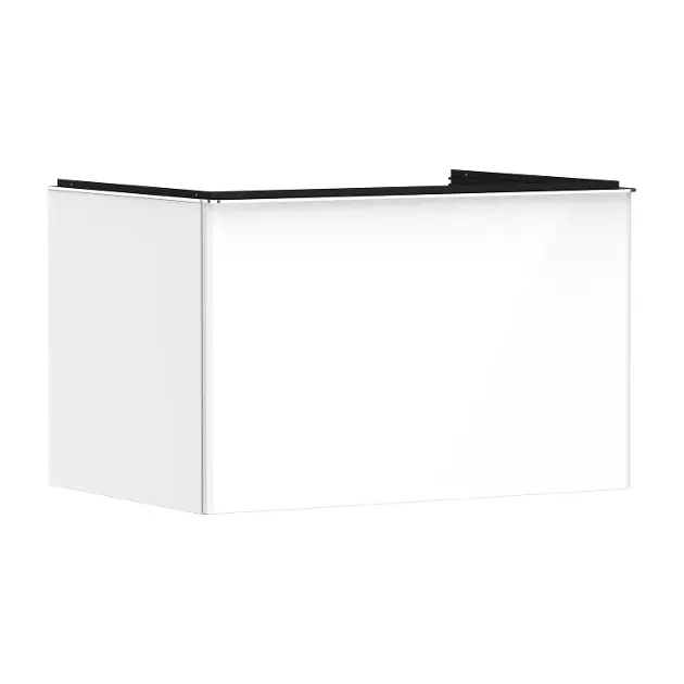 Hansgrohe Xelu Q - Umyvadlová skříňka, 50x78x55 cm, 1 zásuvka, lesklá bílá/chrom 54054000
