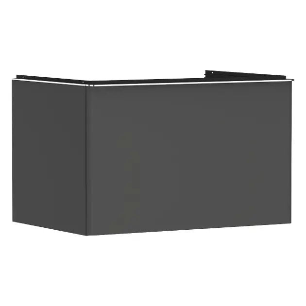 Hansgrohe Xelu Q - Umyvadlová skříňka, 50x78x55 cm, 1 zásuvka, matná šedá/chrom 54055000