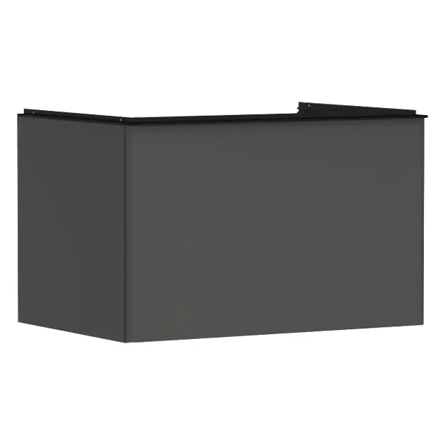 Hansgrohe Xelu Q - Umyvadlová skříňka, 50x78x55 cm, 1 zásuvka, matná šedá/matná černá 54055670