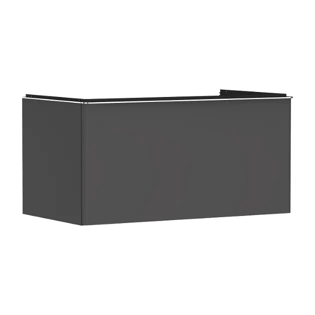Hansgrohe Xelu Q - Umyvadlová skříňka, 50x98x55 cm, 1 zásuvka, matná šedá/chrom 54059000