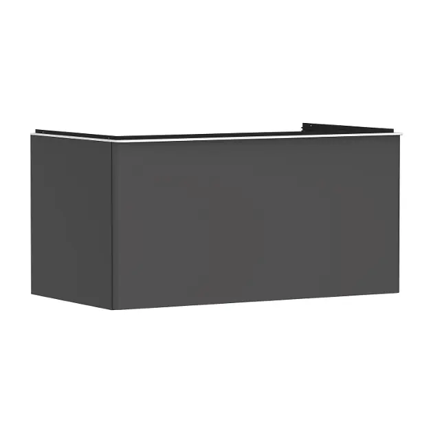 Hansgrohe Xelu Q - Umyvadlová skříňka, 50x98x55 cm, 1 zásuvka, matná šedá/matná bílá 54059700