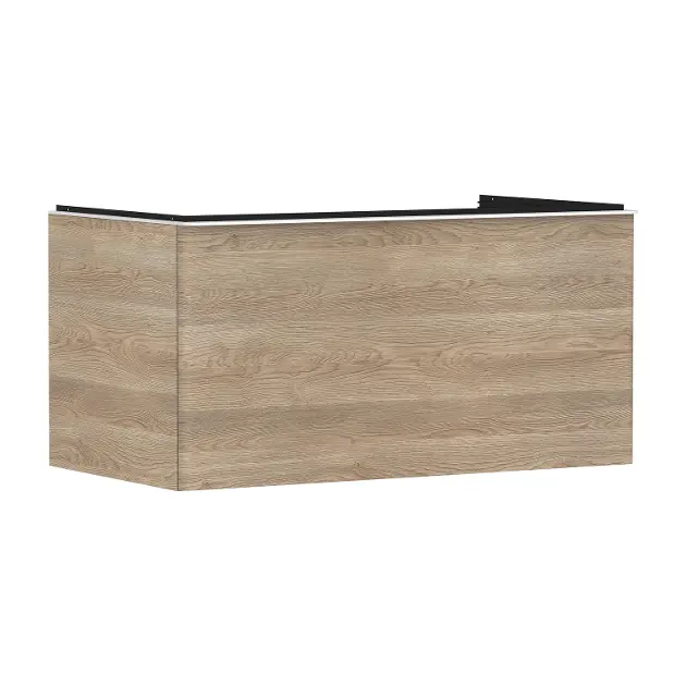 Hansgrohe Xelu Q - Umyvadlová skříňka, 50x98x55 cm, 1 zásuvka, přírodní dub/matná bílá 54060700