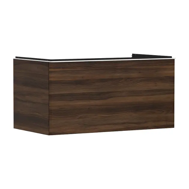Hansgrohe Xelu Q - Umyvadlová skříňka, 50x98x55 cm, 1 zásuvka, tmavý ořech/matná bílá 54061700