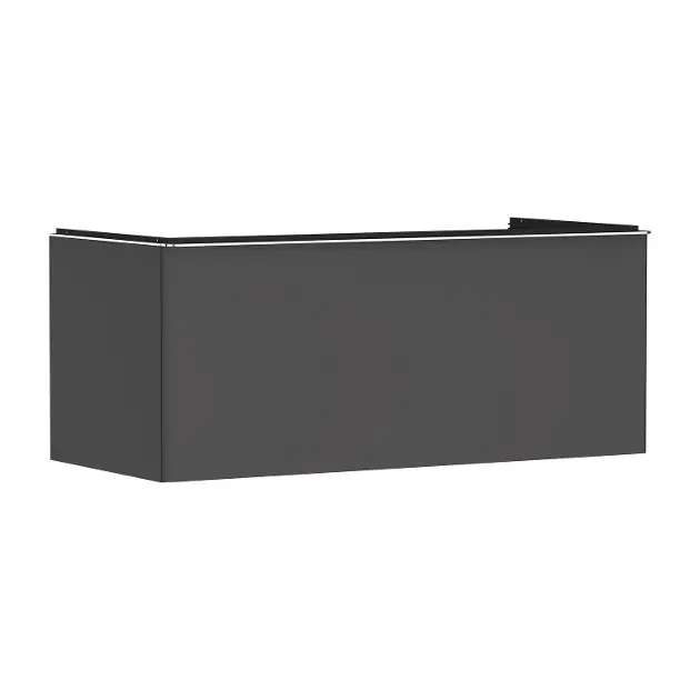Hansgrohe Xelu Q - Umyvadlová skříňka, 50x118x55 cm, 1 zásuvka, matná šedá/matná černá 54063670