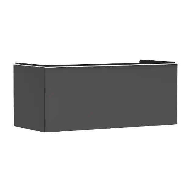 Hansgrohe Xelu Q - Umyvadlová skříňka, 50x118x55 cm, 1 zásuvka, matná šedá/matná bílá 54063700