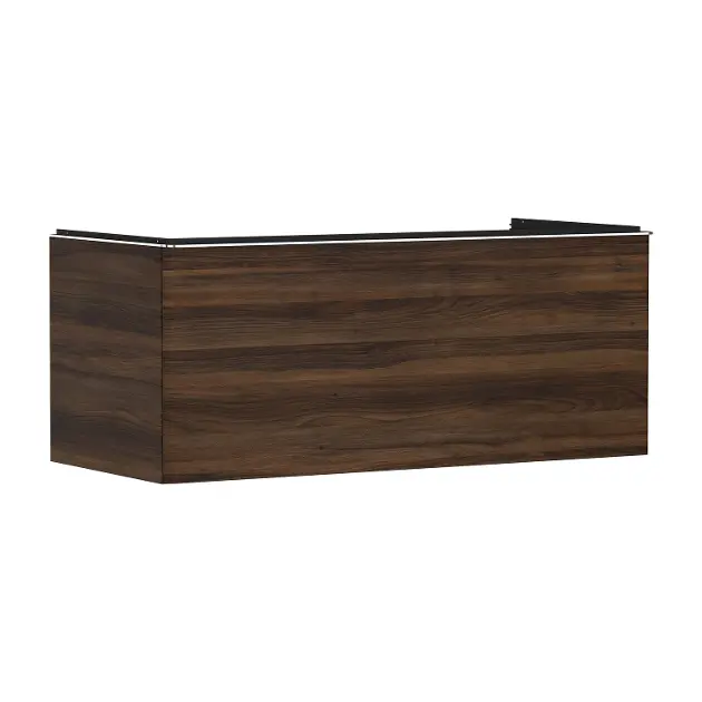 Hansgrohe Xelu Q - Umyvadlová skříňka, 50x118x55 cm, 1 zásuvka, tmavý ořech/chrom 54065000