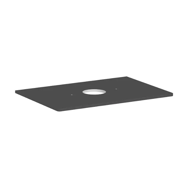 Levně Hansgrohe Xelu Q - Deska pod umyvadlo 78x55 cm, výřez uprostřed, matná šedá 54113910