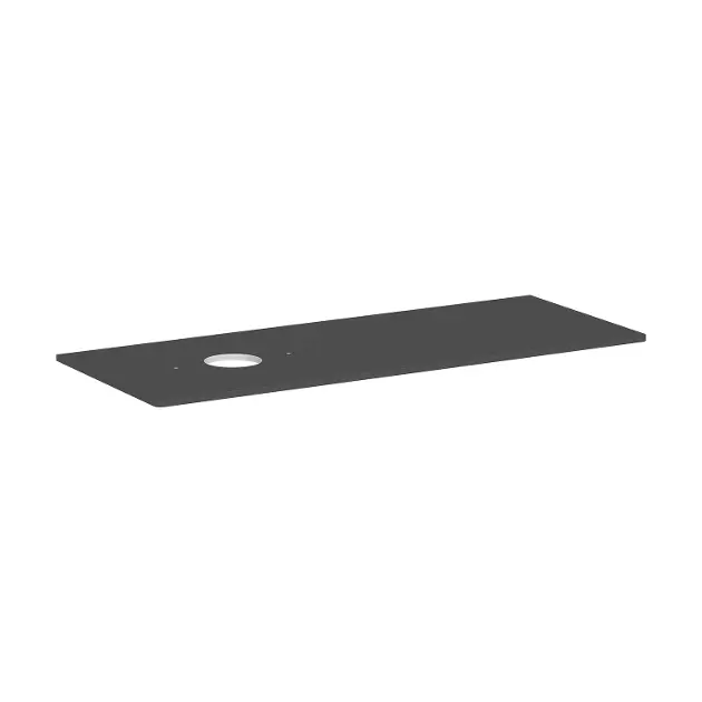 Levně Hansgrohe Xelu Q - Deska pod umyvadlo 136x55 cm, výřez vlevo, matná šedá 54116910