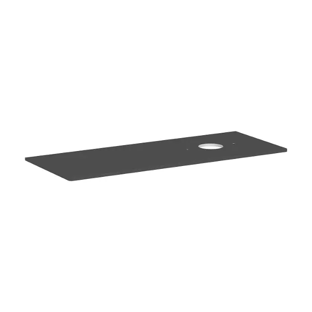 Levně Hansgrohe Xelu Q - Deska pod umyvadlo 136x55 cm, výřez vpravo, matná šedá 54117910