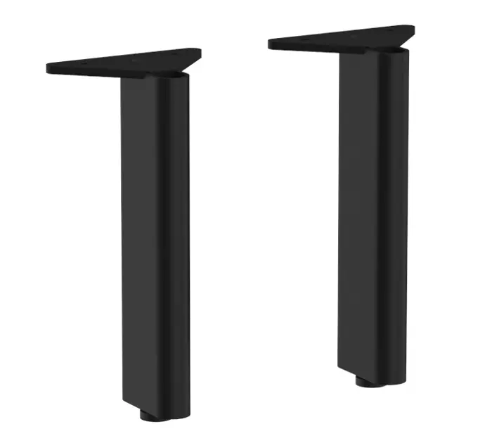 Hansgrohe Xelu Q - Meubelpoten, hoogte 17 cm, 2 stuks, mat zwart 54145670