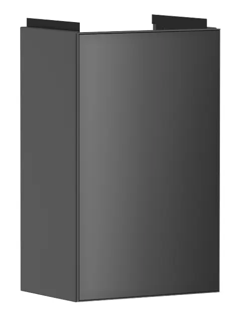 Hansgrohe Xevolos E - Mobile lavabo 58x34x25 cm, 1 anta, cerniere a sinistra, grigio opaco/grigio metallizzato 54168770