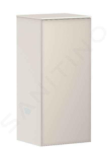 Hansgrohe Xevolos E - Boční skříňka 41x89x36 cm, 1 dvířka, panty vlevo, matná béžová/metalická béžová 54213790