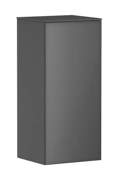 Hansgrohe Xevolos E - Mobiletto laterale 41x89x36 cm, 1 anta, cerniere a sinistra, grigio opaco/grigio metallizzato 54214770