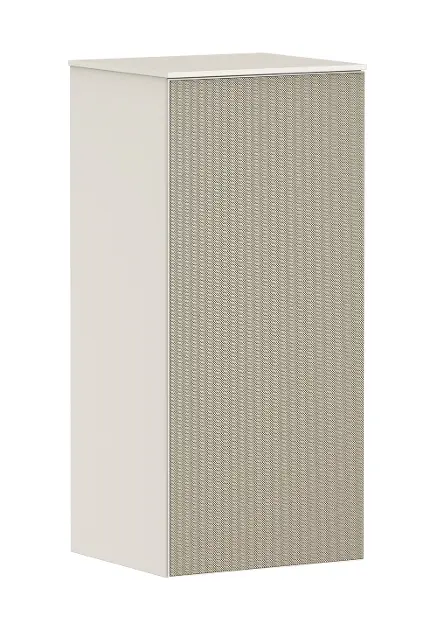 Hansgrohe Xevolos E - Boční skříňka 41x89x36 cm, 1 dvířka, panty vpravo, matná béžová/bronz 54216390