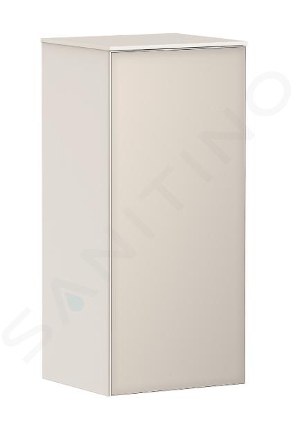 Hansgrohe Xevolos E - Boční skříňka 41x89x36 cm, 1 dvířka, panty vpravo, matná béžová/metalická béžová 54216790