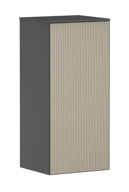 Hansgrohe Xevolos E - Mobile laterale 41x89x36 cm, 1 anta, cerniere a destra, grigio opaco/bronzo 54217390