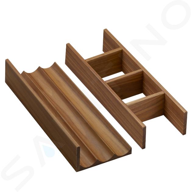 Hansgrohe IntraStoris - 2-teiliges Set Schubladen-Organizer, Nussbaum dunkel 54231630