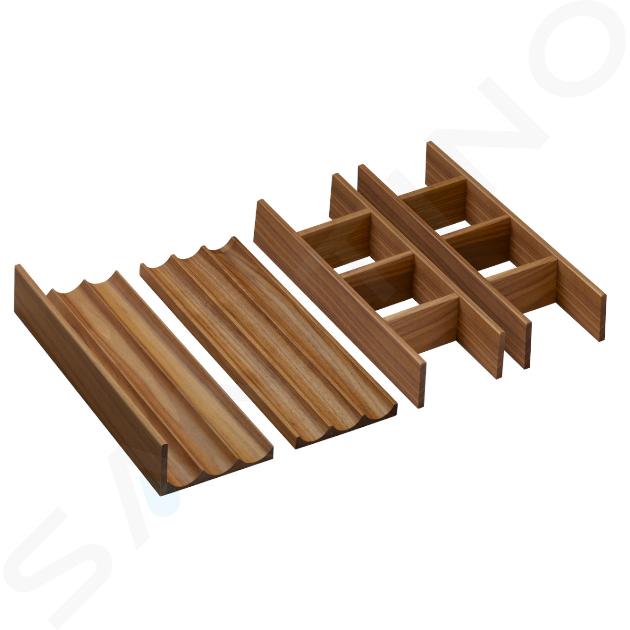 Hansgrohe IntraStoris - 4-teiliges Set Schubladen-Organizer, Nussbaum dunkel 54233630